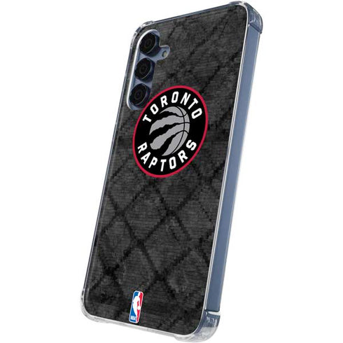 NBA Toronto Raptors Black Rust Galaxy A35 5G Clear Case
